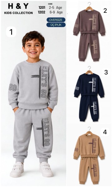 Костюм Двунитка Для Мальчика HY Kids (2-3-4-5лет)