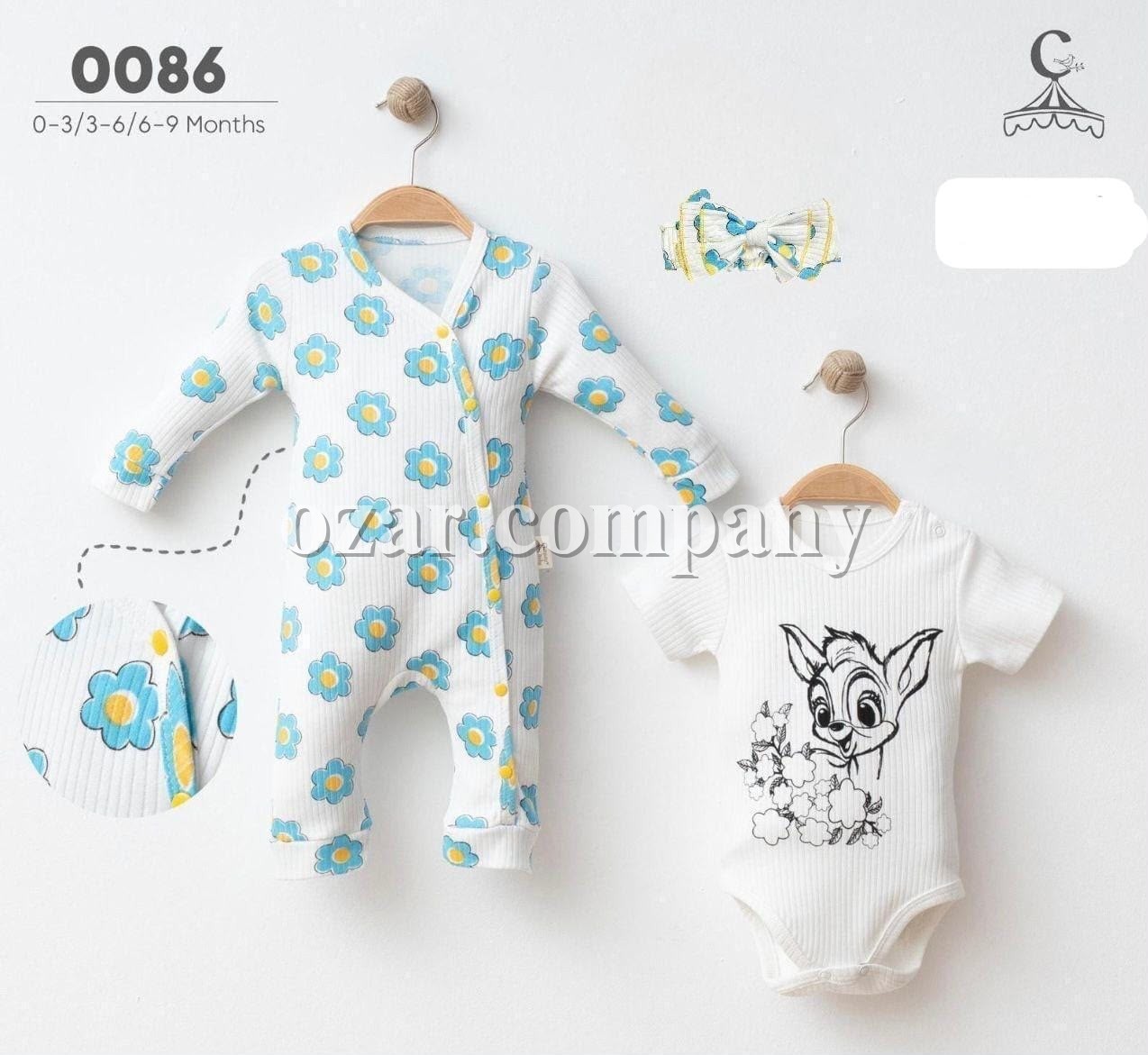 Костюм Для Девочки Cosay (0-3/3-6/6-9мес.)