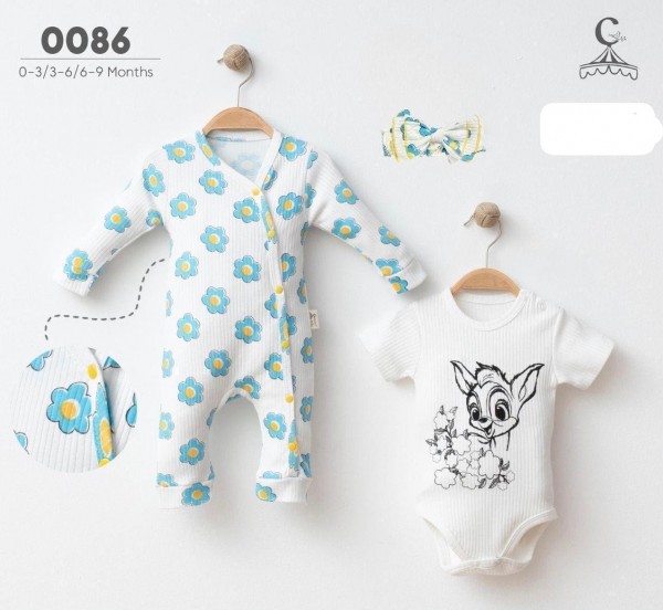 Костюм Для Девочки Cosay (0-3/3-6/6-9мес.)