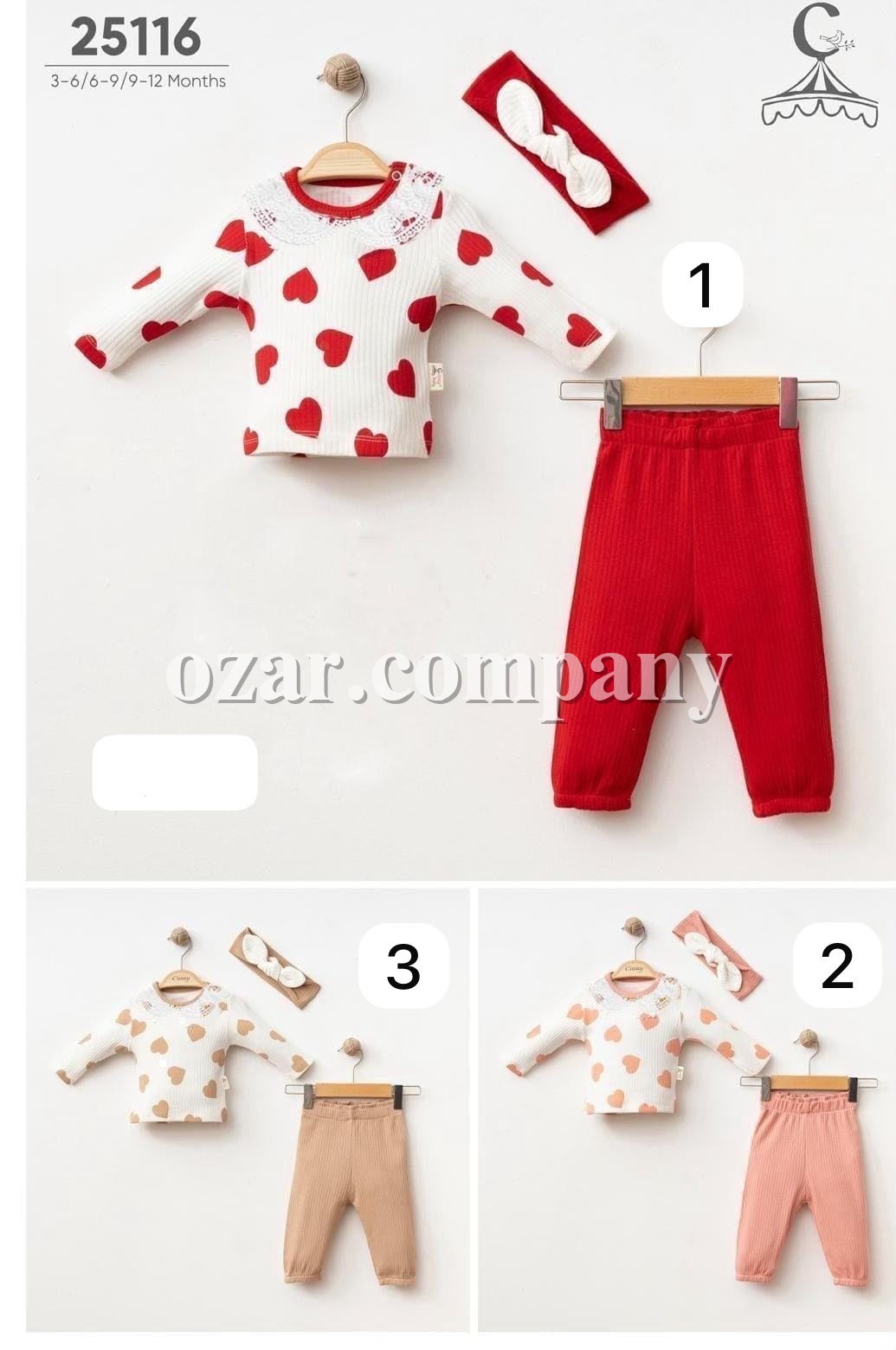 Костюм Для Девочки Cosay (3-6/6-9/9-12мес.)