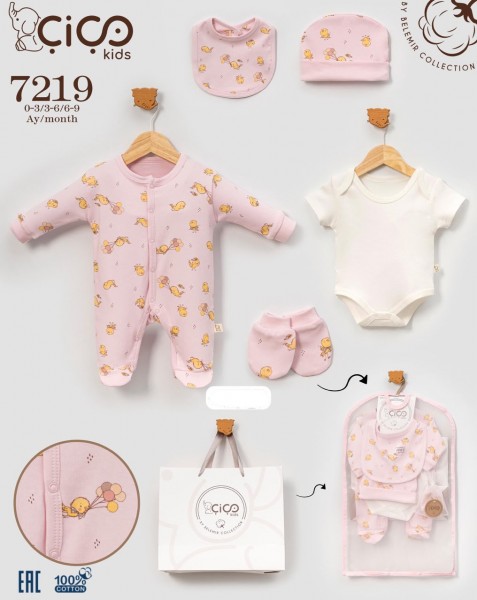 Комплект Для Девочки Cico Kids (0-3/3-6/6-9мес.)