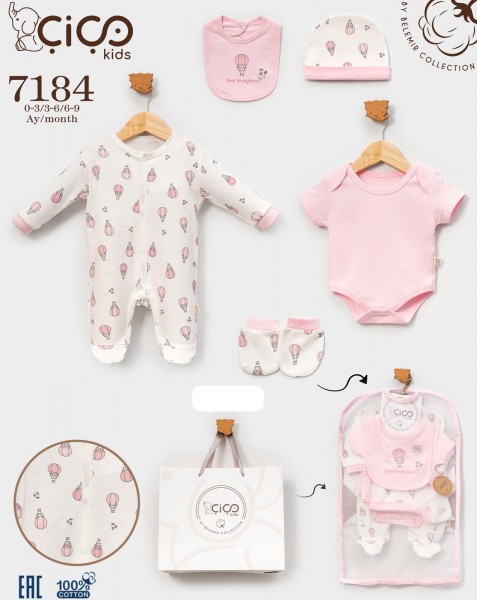 Комплект Для Девочки Cico Kids (0-3/3-6/6-9мес.)