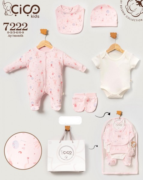 Комплект Для Девочки Cico Kids (0-3/3-6/6-9мес.)