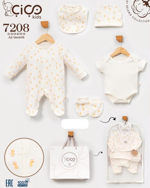 Комплект Для Новорождённых Cico Kids (0-3/3-6/6-9мес.)