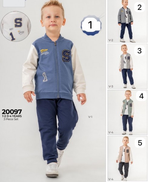 Костюм Тройка Для Мальчика Sani (1-2-3-4лет) 