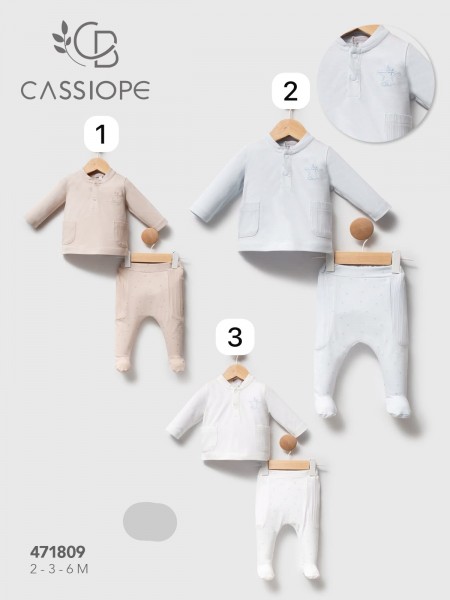 Комплект Для Мальчика Cassiope (2-3-6мес.)