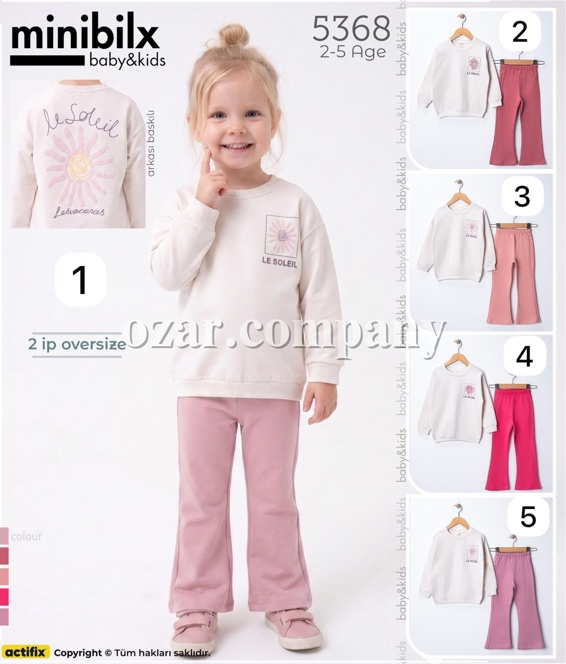Костюм Двунитка Для Девочки Minibilx (2-3-4-5лет)