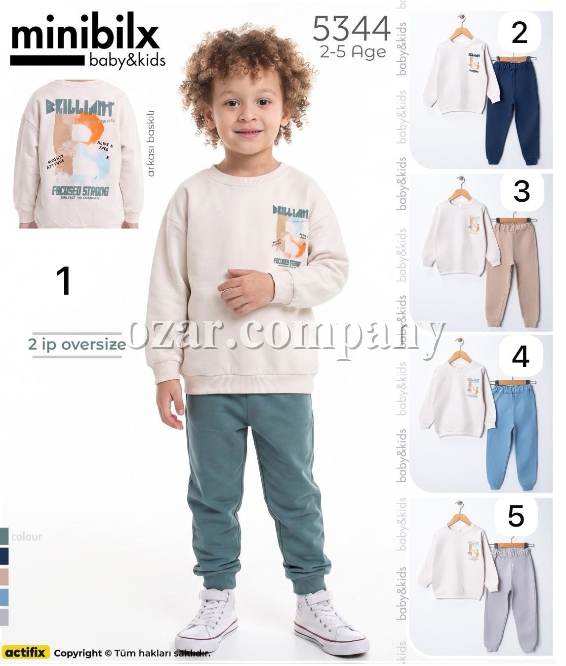 Костюм Двунитка Для Мальчика Minibilx (2-3-4-5лет)