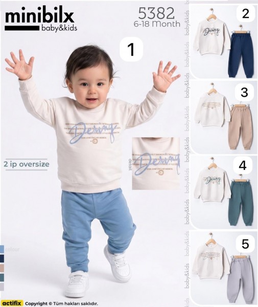Костюм Двунитка Для Мальчика Minibilx (6-9-12-18мес.)