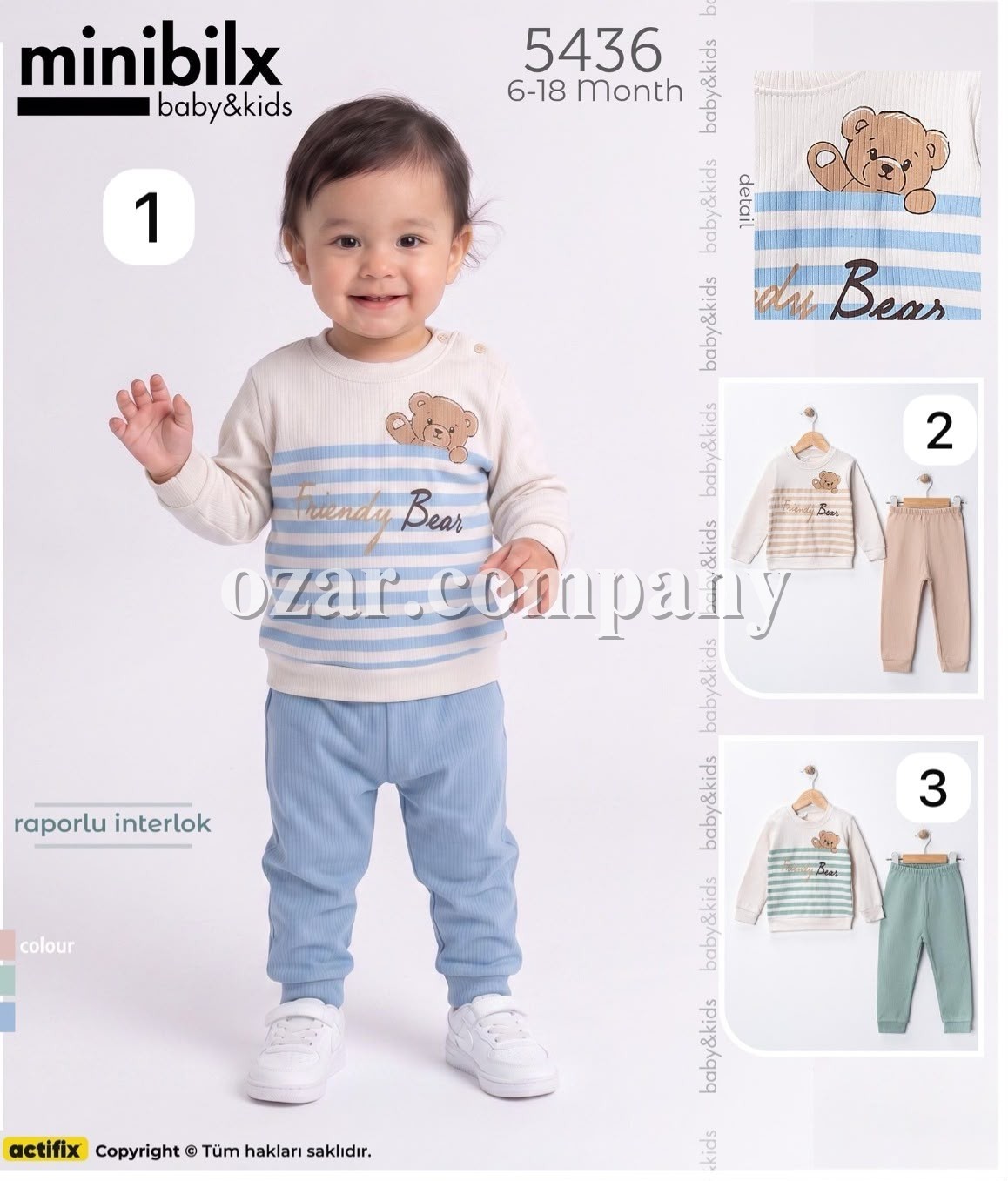 Костюм Для Мальчика Minibilx (6-9-12-18мес.)