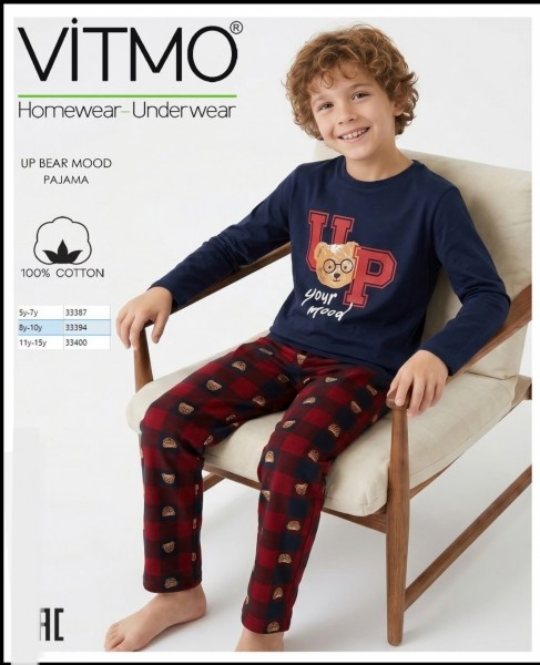 Пижама Для Мальчика Vitmo (8-9-10лет) 