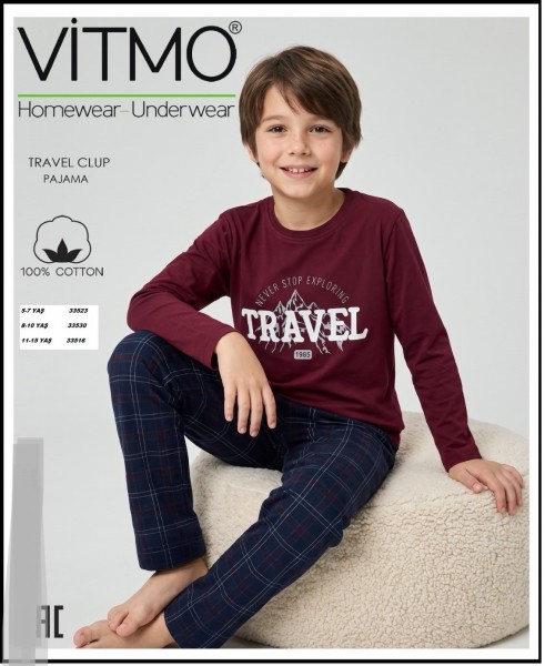 Пижама Для Мальчика Vitmo (8-9-10лет) 