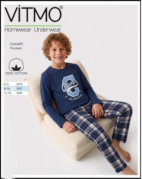 Пижама Для Мальчика Vitmo (8-9-10лет) 