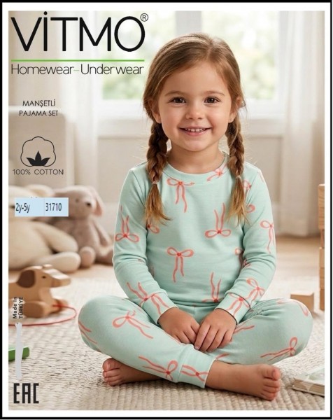 Пижама Для Девочки Vitmo (2-3-4-5лет)