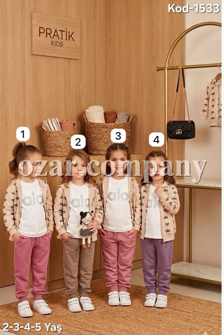 Костюм Тройка Для Девочки Pratik Bebe (2-3-4-5лет)