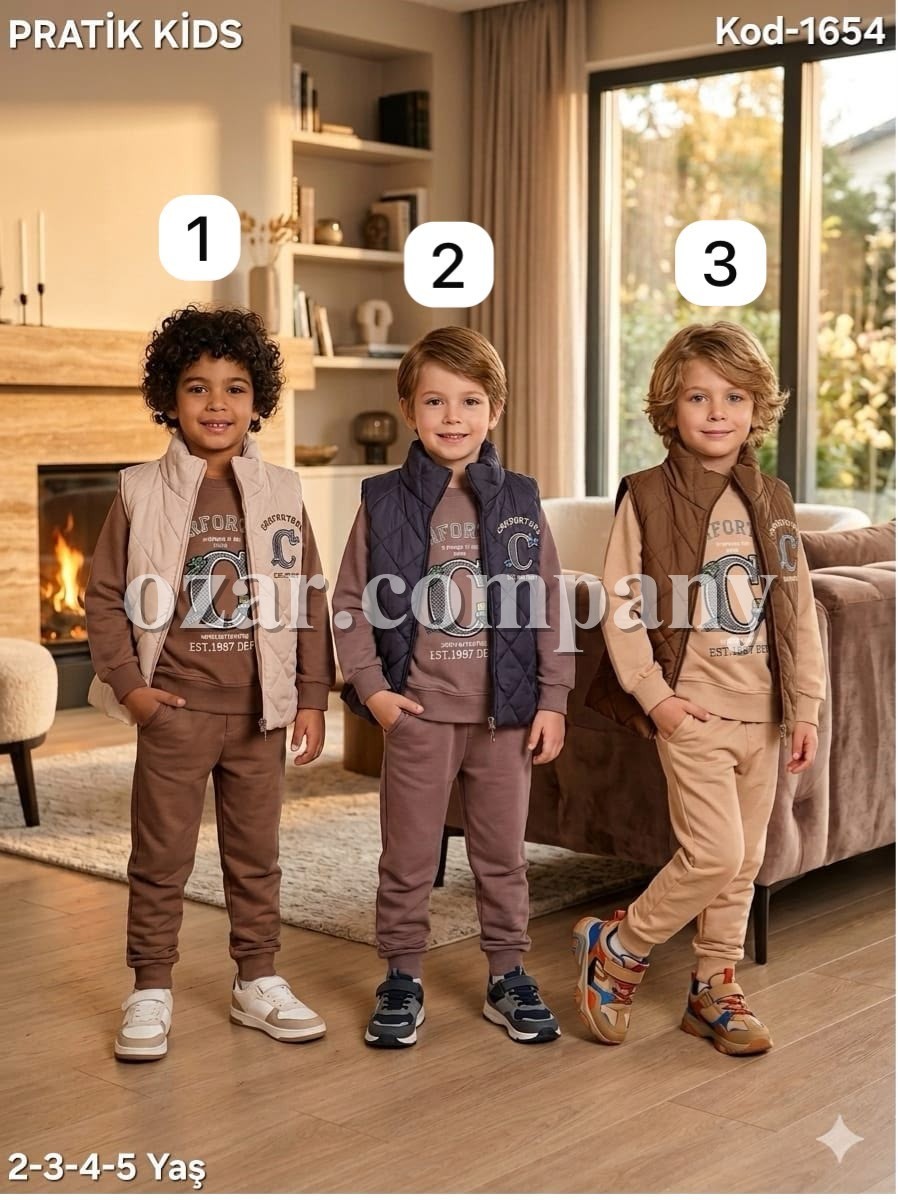 Костюм Тройка Для Мальчика Pratik Bebe (2-3-4-5лет)