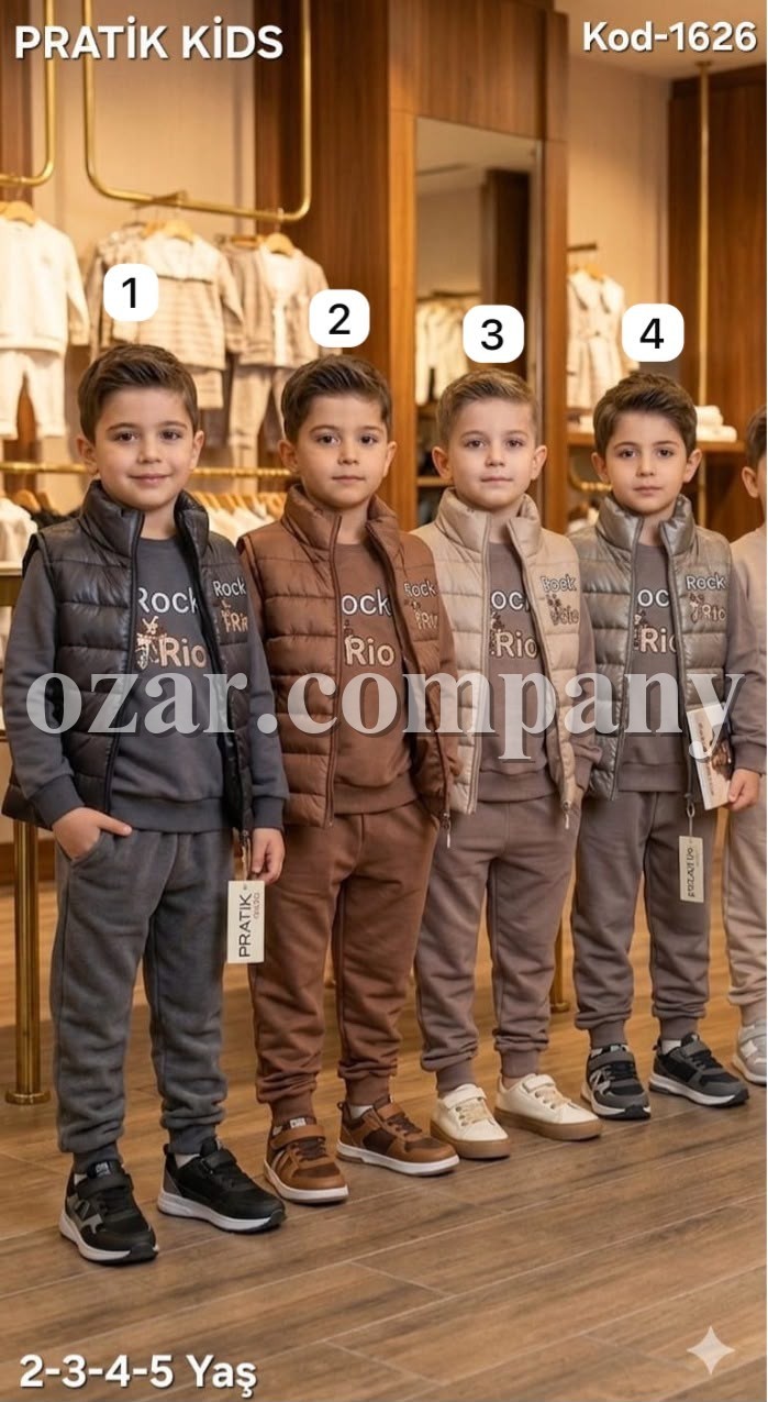 Костюм Тройка Для Мальчика Pratik Bebe (2-3-4-5лет)