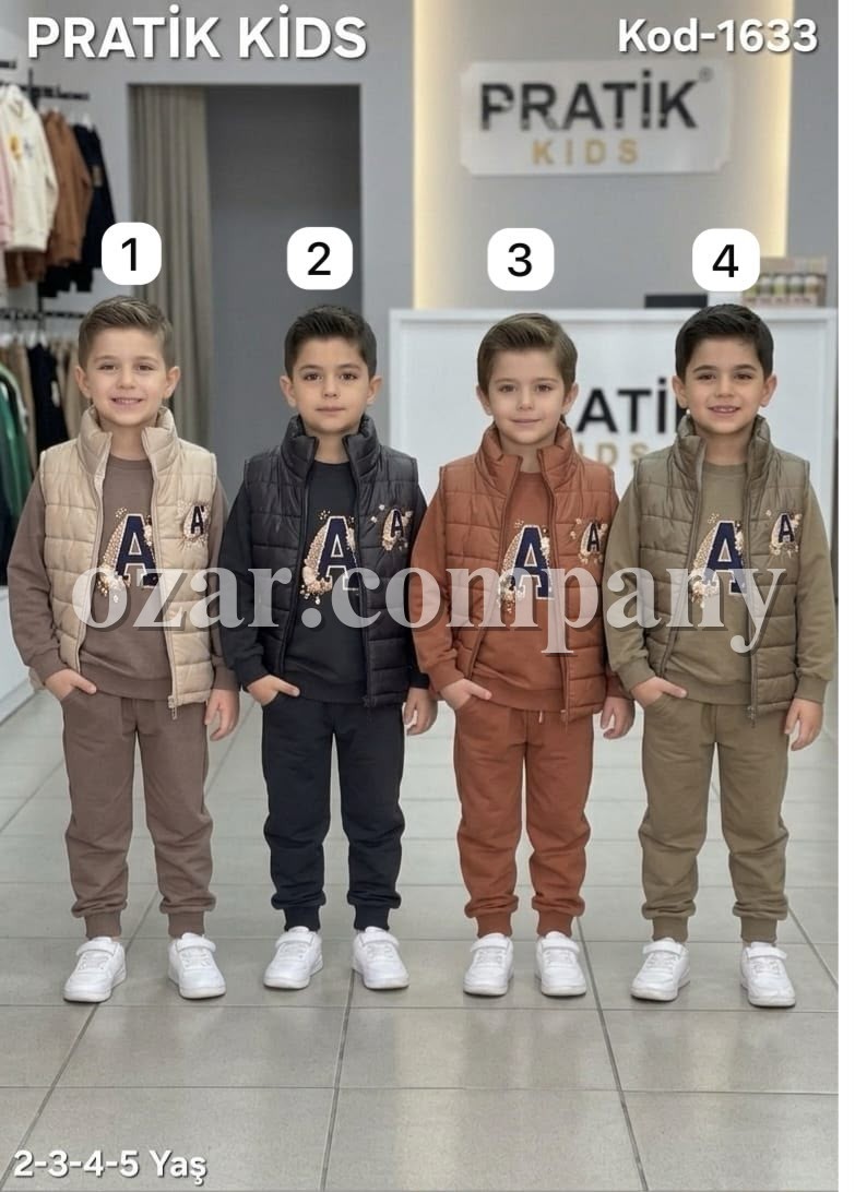 Костюм Тройка Для Мальчика Pratik Bebe (2-3-4-5лет)