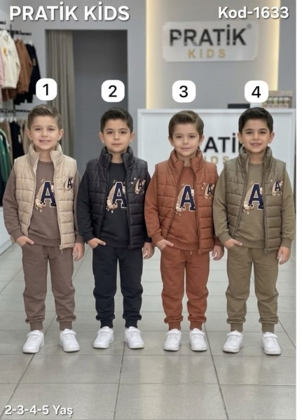 Костюм Тройка Для Мальчика Pratik Bebe (2-3-4-5лет)