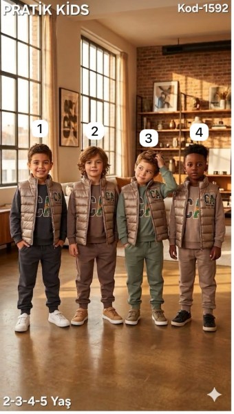 Костюм Тройка Для Мальчика Pratik Bebe (2-3-4-5лет)