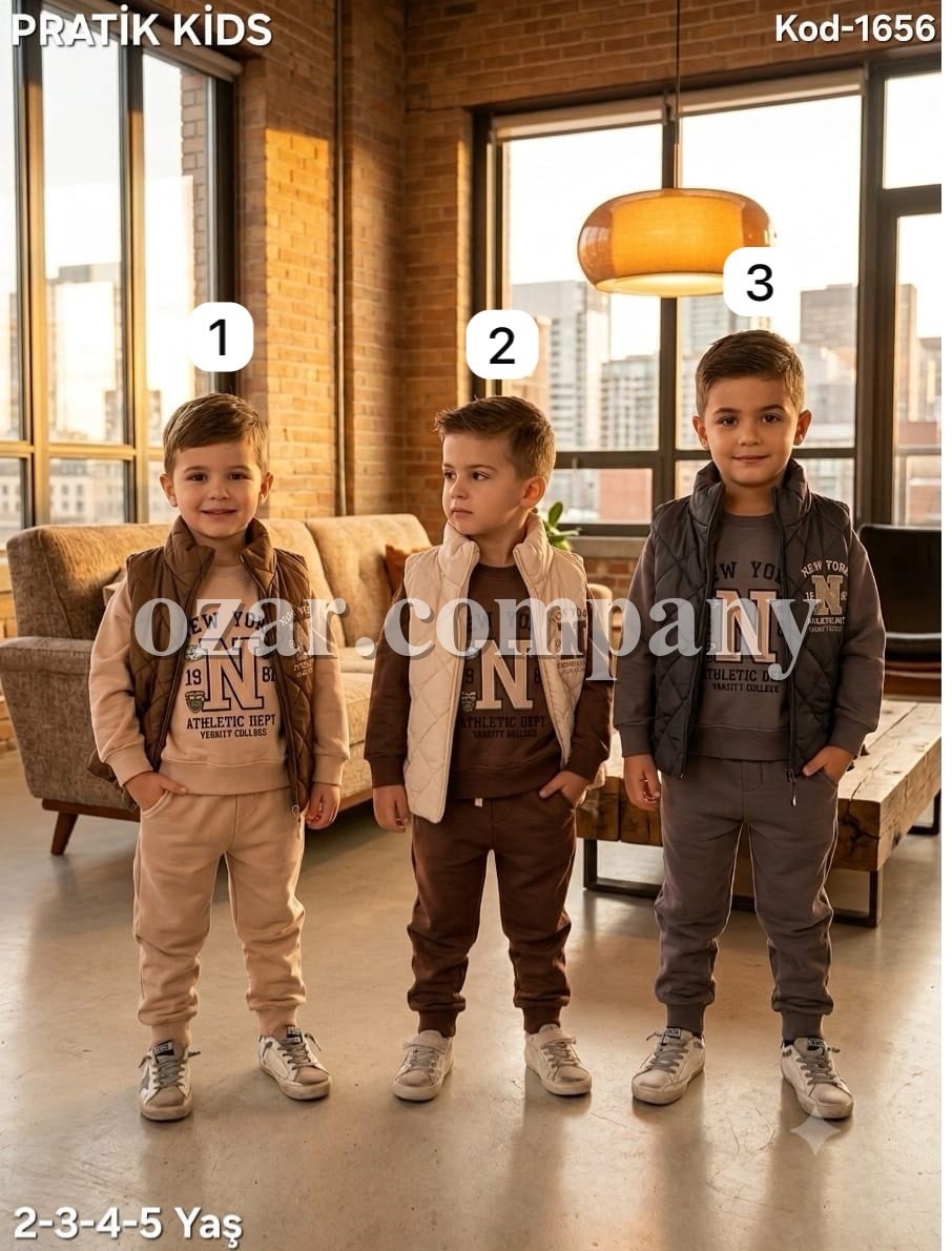 Костюм Тройка Для Мальчика Pratik Bebe (2-3-4-5лет)