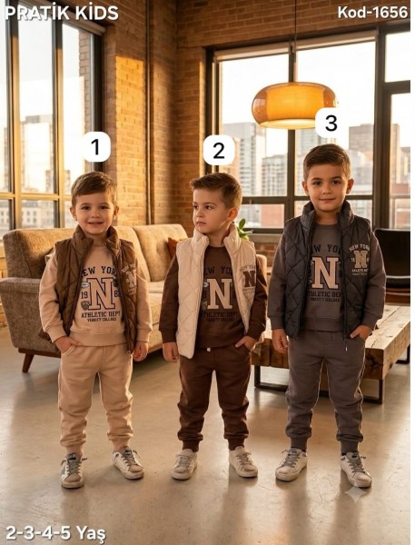 Костюм Тройка Для Мальчика Pratik Bebe (2-3-4-5лет)