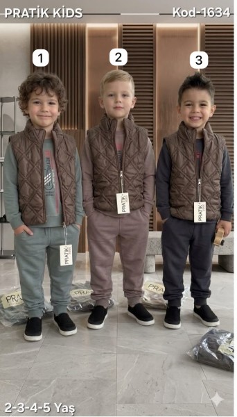 Костюм Тройка Для Мальчика Pratik Bebe (2-3-4-5лет)