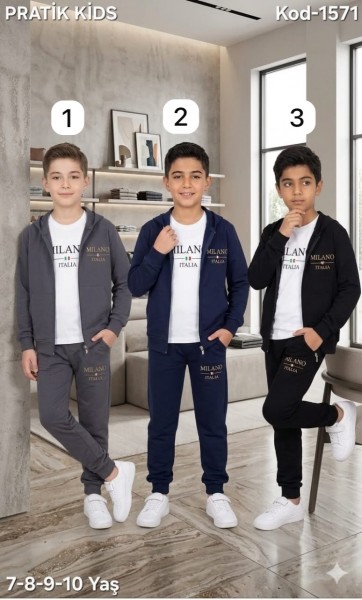 Спортивный Костюм Тройка Для Мальчика Pratik Bebe (7-8-9-10лет) 