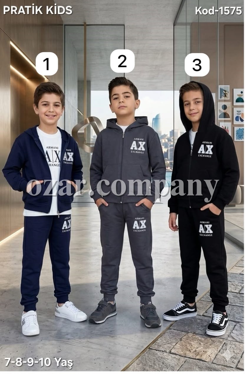 Спортивный Костюм Тройка Для Мальчика Pratik Bebe (7-8-9-10лет) 