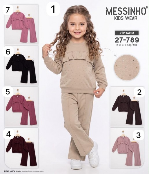 Костюм Двунитка Для Девочки Messinho (2-3-4-5лет)