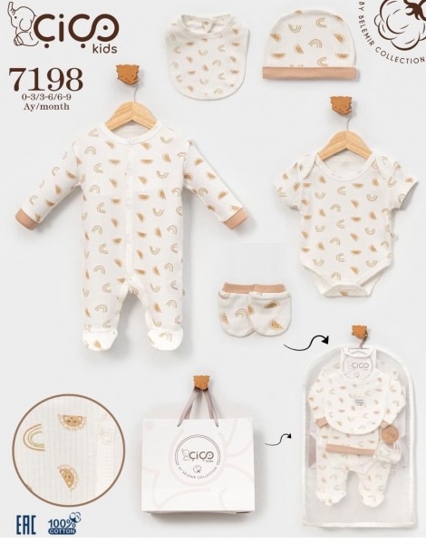 Комплект Для Новорождённых Cico Kids (0-3/3-6/6-9мес.)