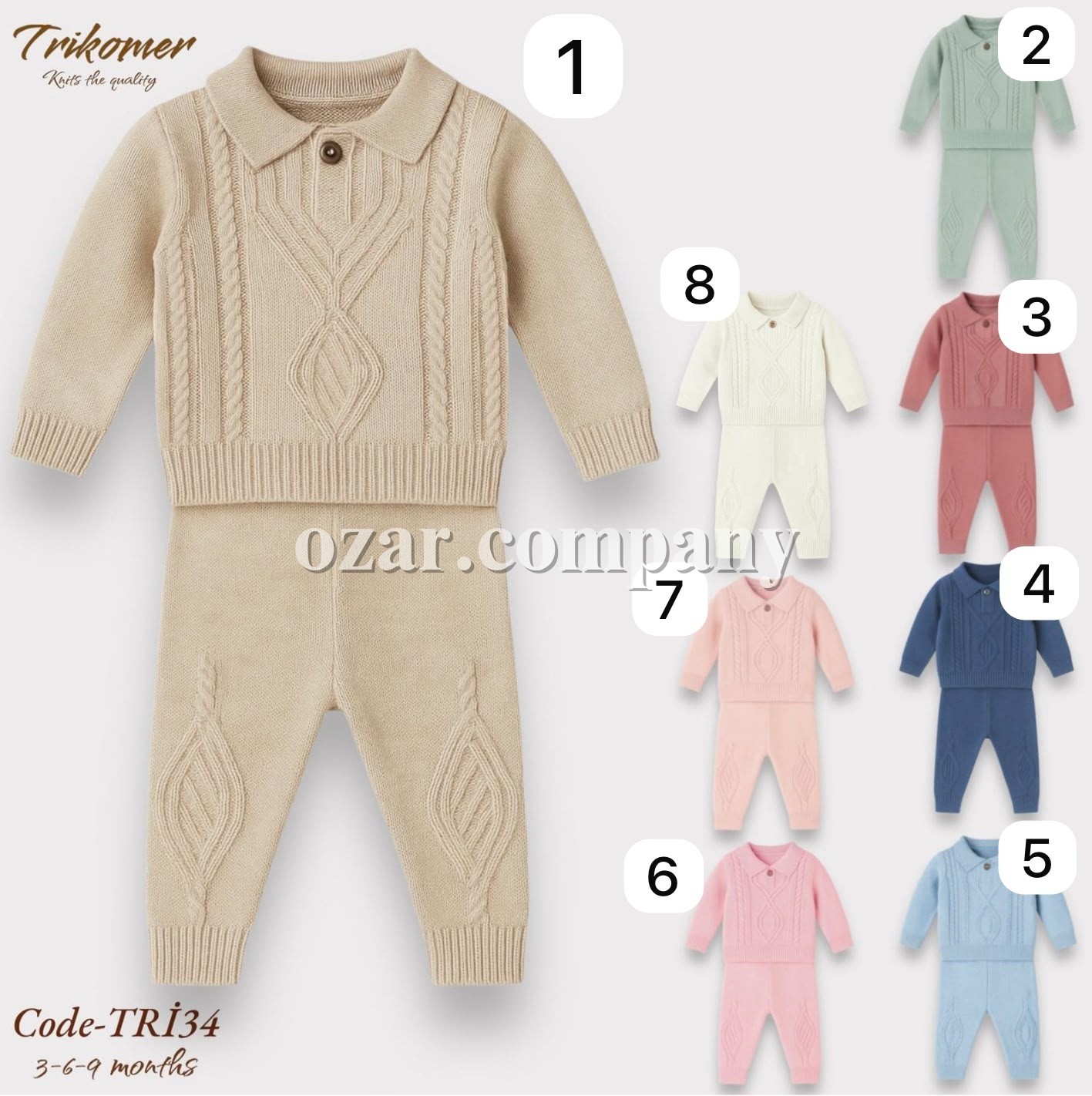 Костюм Для Новорождённых Trikomer (3-6-9мес.)