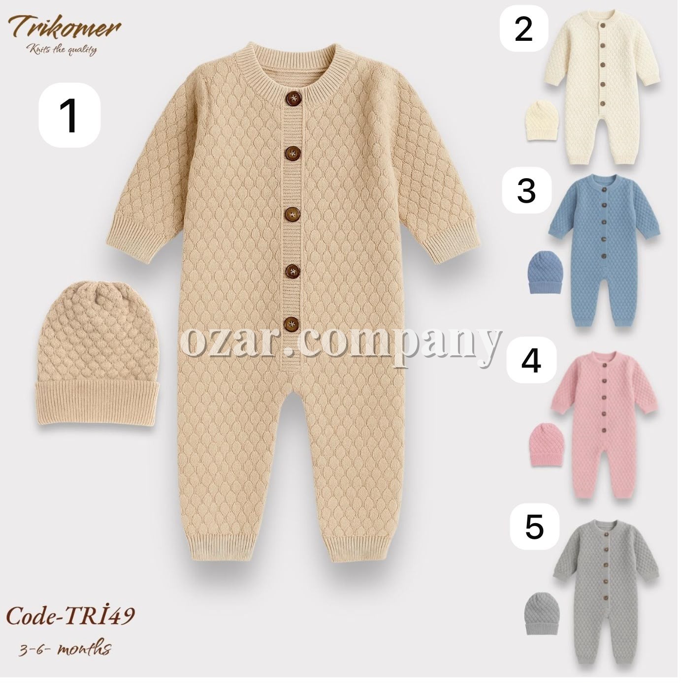Человечек Для Новорождённых Trikomer (3-6мес.) 