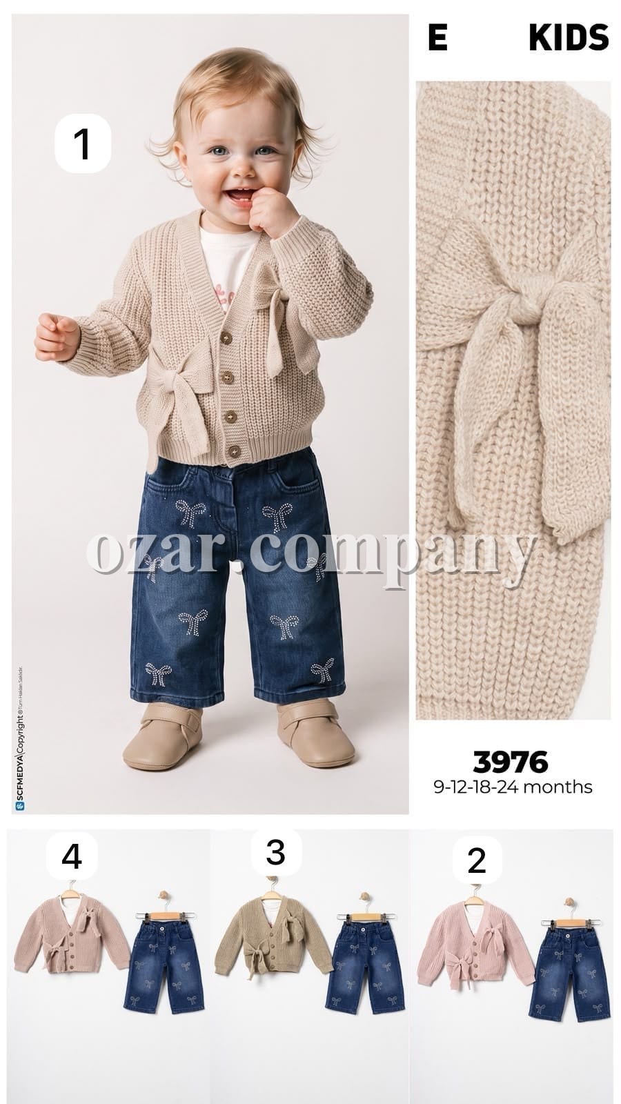 Костюм Тройка Для Девочки Ecoo Kids (9-12-18-24мес.)
