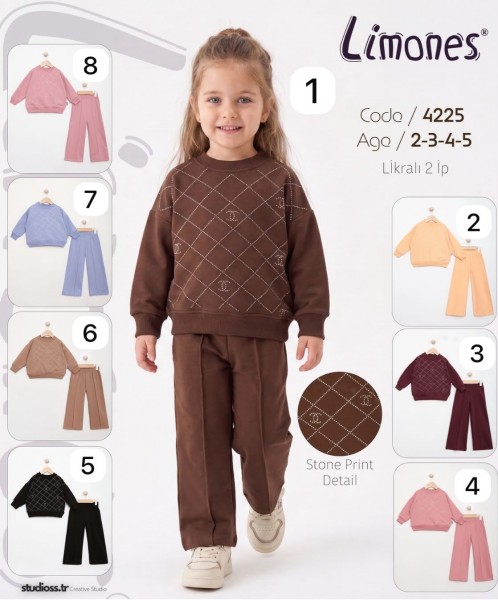 Костюм Двунитка Для Девочки Limones (2-3-4-5лет)