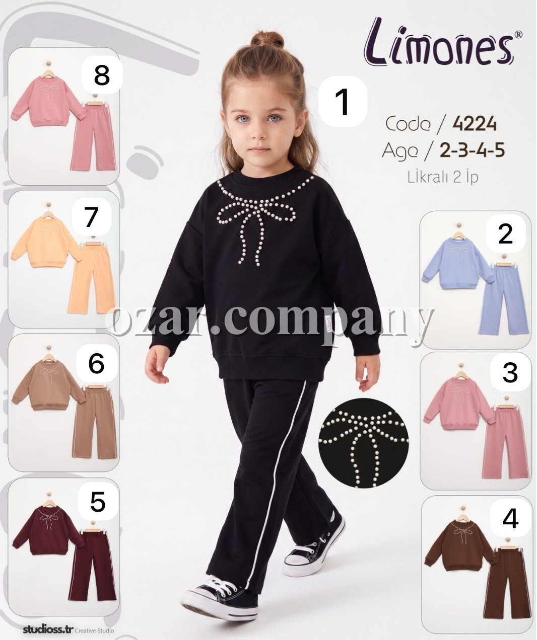 Костюм Двунитка Для Девочки Limones (2-3-4-5лет)