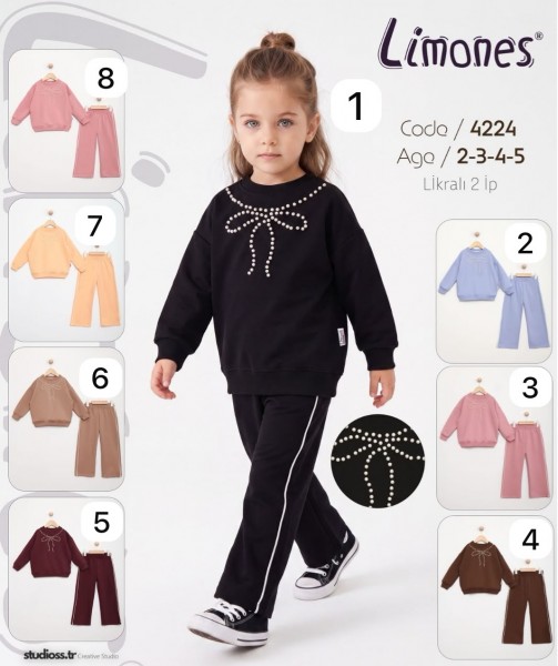 Костюм Двунитка Для Девочки Limones (2-3-4-5лет)