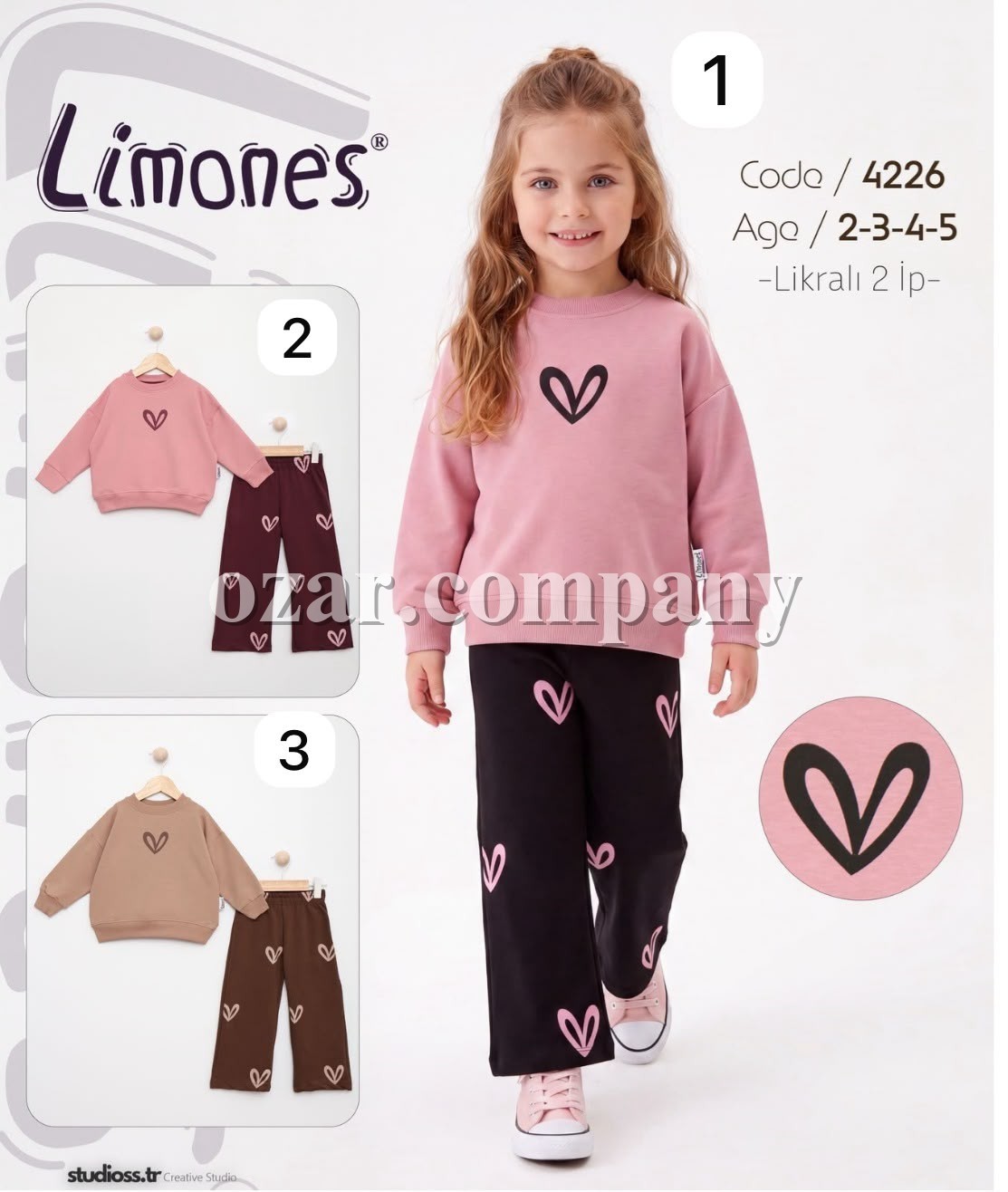Костюм Двунитка Для Девочки Limones (2-3-4-5лет)