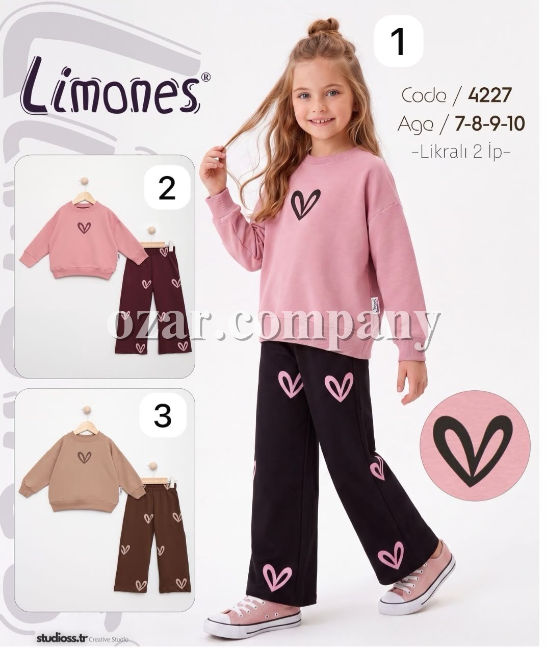 Костюм Двунитка Для Девочки Limones (7-8-9-10лет)