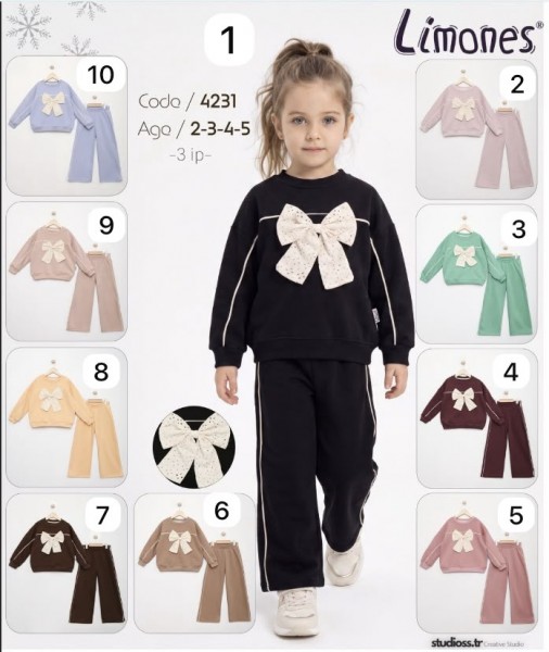 Костюм Тринитка Для Девочки Limones (2-3-4-5лет)