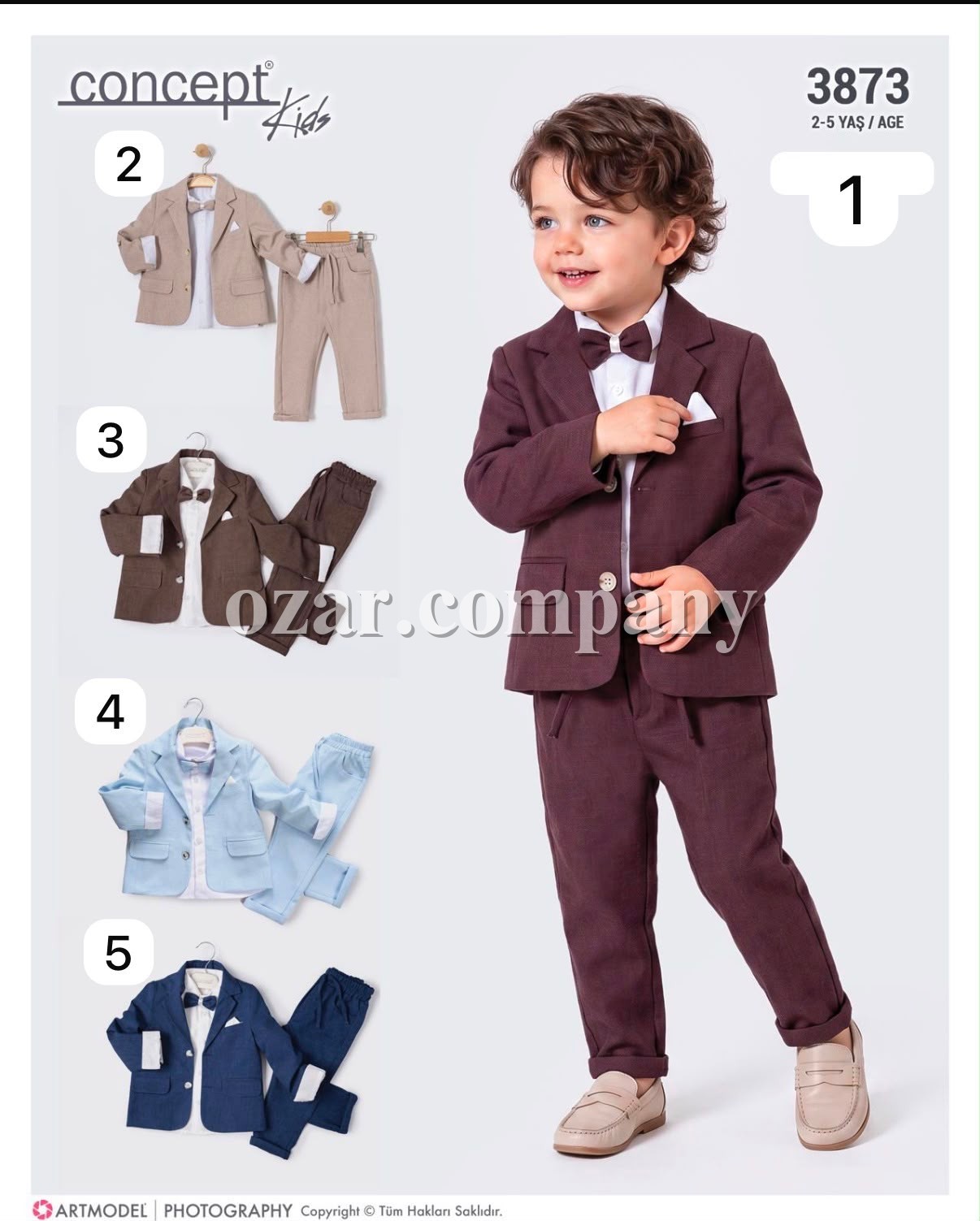 Костюм Тройка Для Мальчика Concept (2-3-4-5лет)