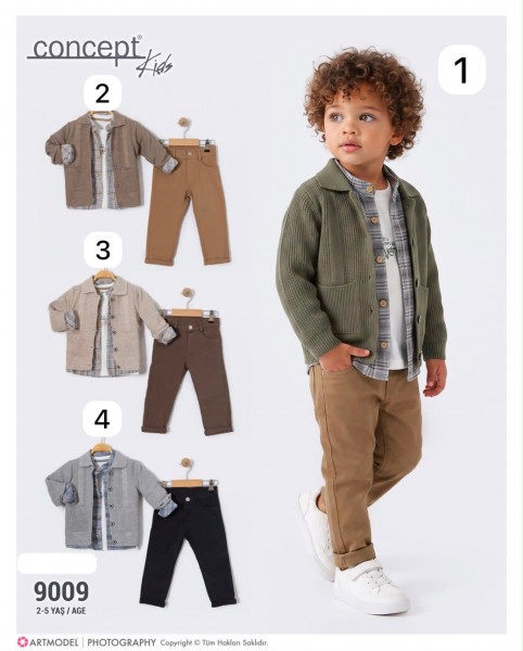 Костюм Тройка Для Мальчика Concept (2-3-4-5лет)