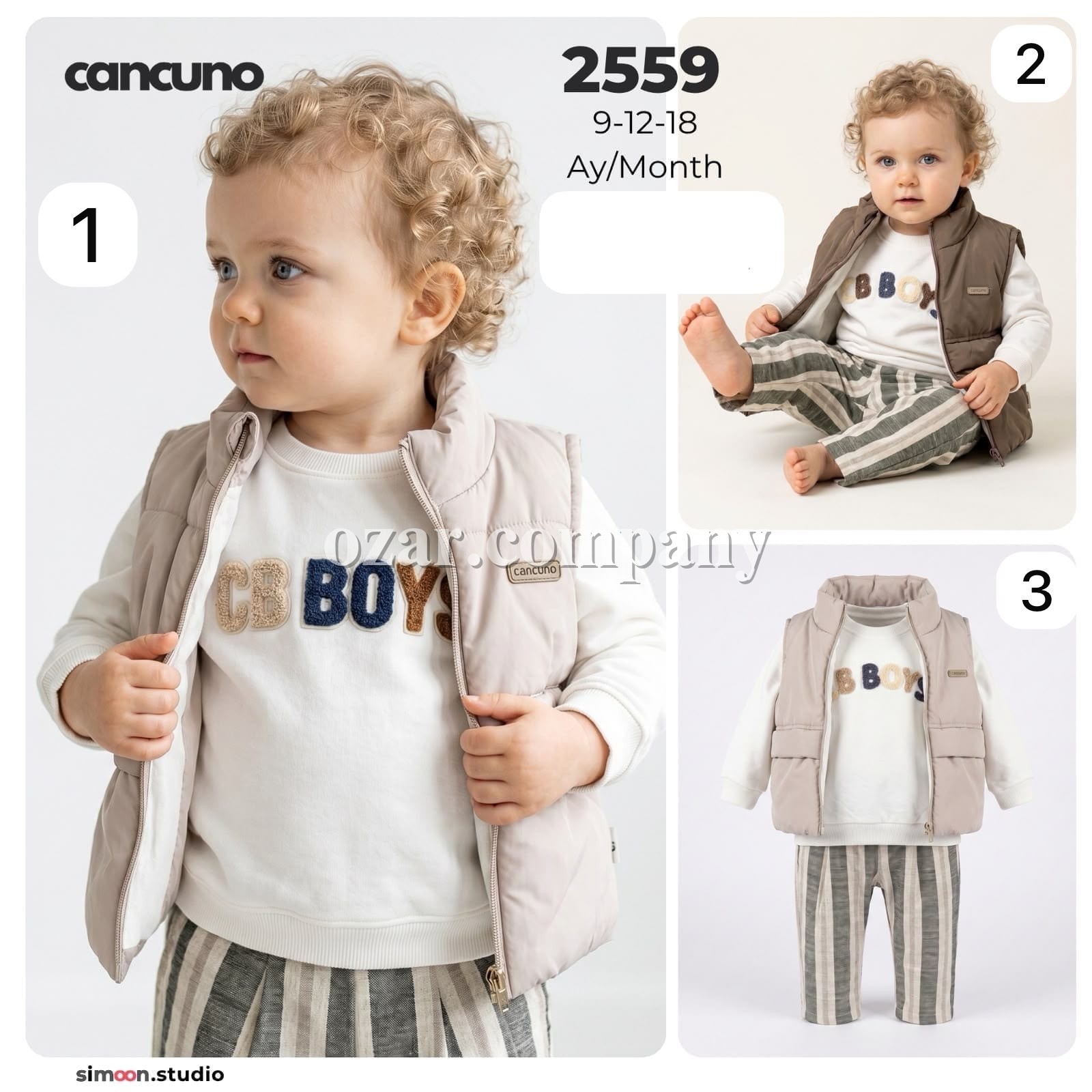 Костюм Тройка Для Мальчика Cancuno (9-12-18мес.)