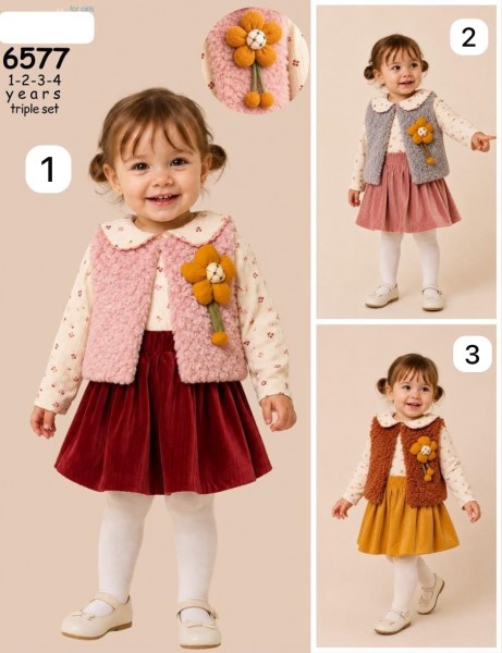 Костюм Тройка Для Девочки Eray Kids (1-2-3-4лет) 