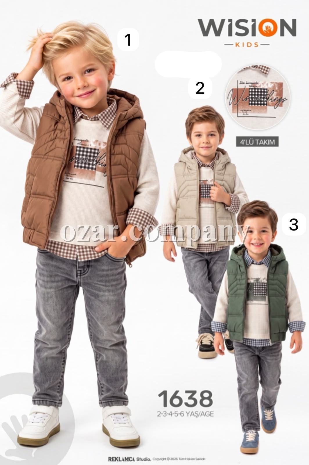 Костюм Четвёрка Для Мальчика Wision (2-3-4-5-6лет) 