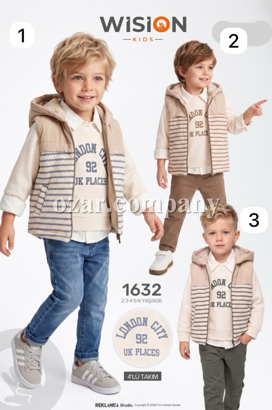 Костюм Четвёрка Для Мальчика Wision (2-3-4-5-6лет) 