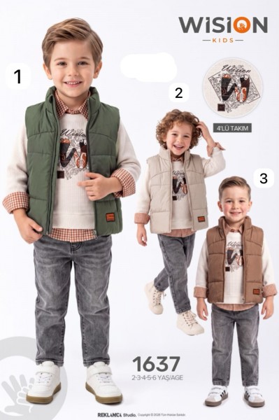 Костюм Четвёрка Для Мальчика Wision (2-3-4-5-6лет) 