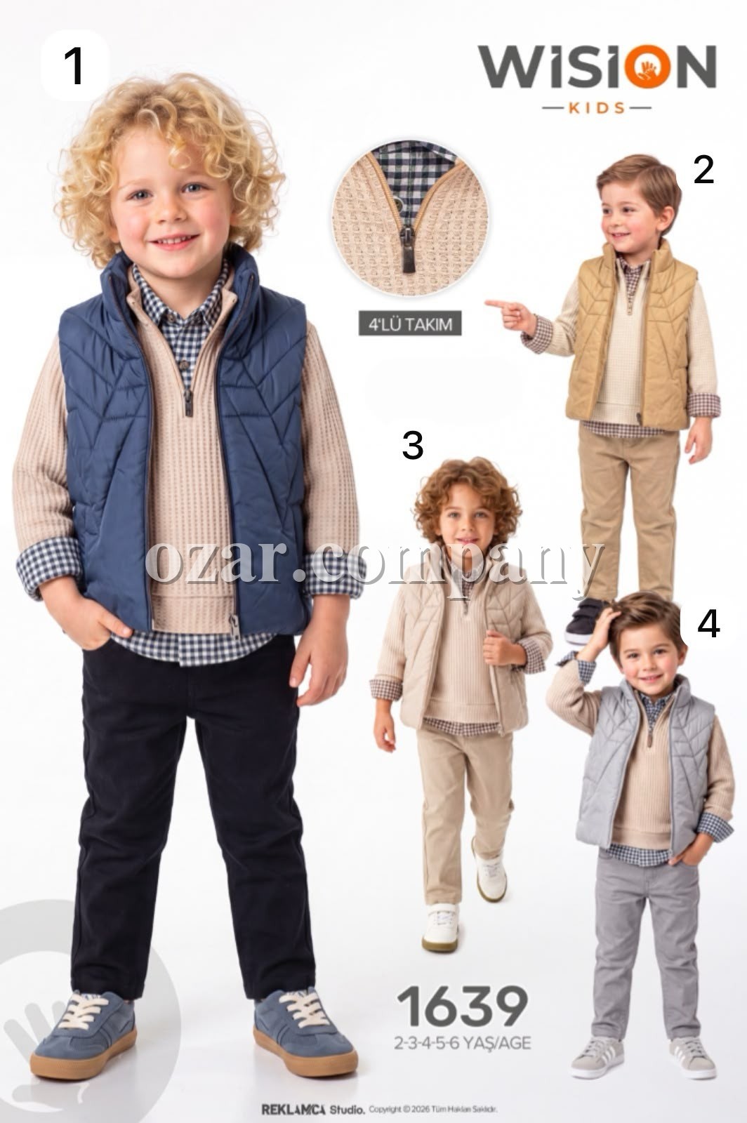 Костюм Четвёрка Для Мальчика Wision (2-3-4-5-6лет) 