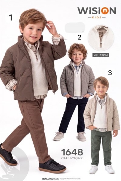 Костюм Четвёрка Для Мальчика Wision (2-3-4-5-6лет) 