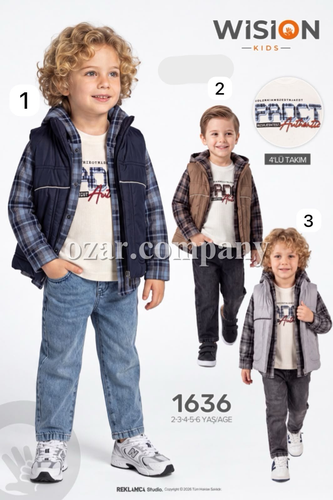 Костюм Четвёрка Для Мальчика Wision (2-3-4-5-6лет) 